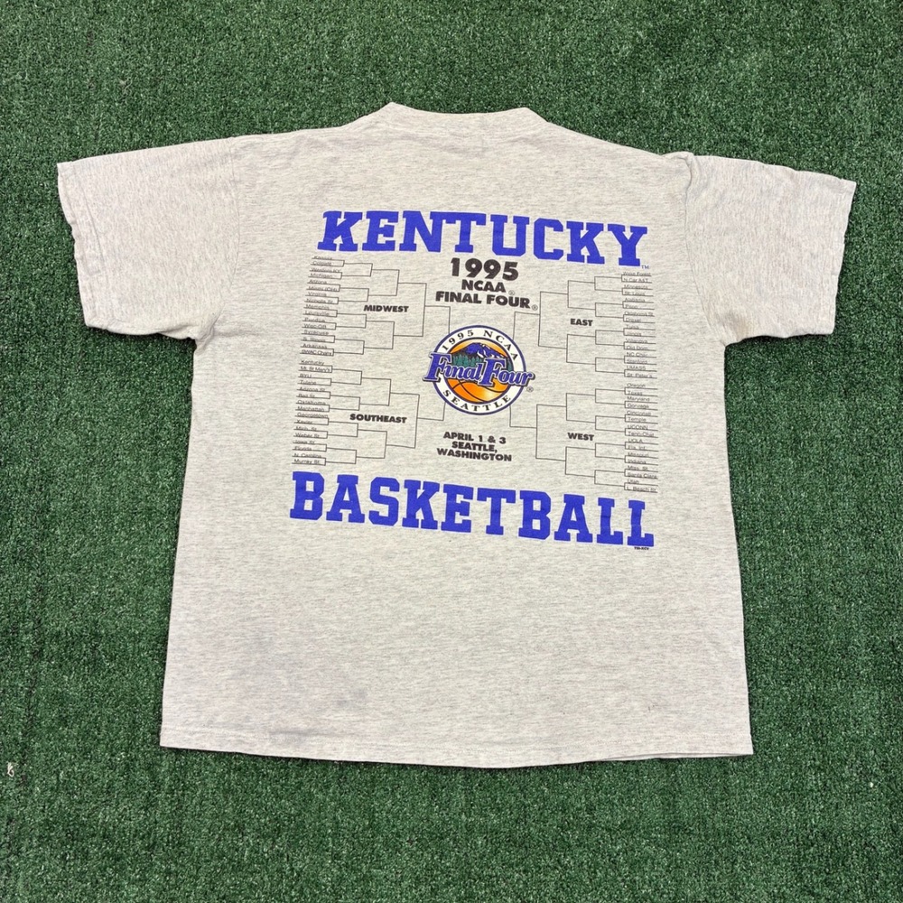 Vintage 1995 NCAA Final Four Kentucky Basketball Graphic T-shirt
